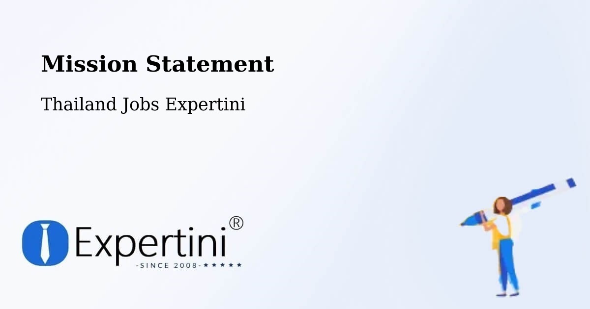 Corporate Mission – Amphoe Nong Chang - Thailand Jobs Expertini